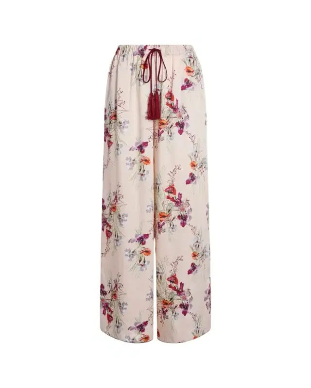 Cinq a Sept Alba Iris Bouquet Drawstring Pants