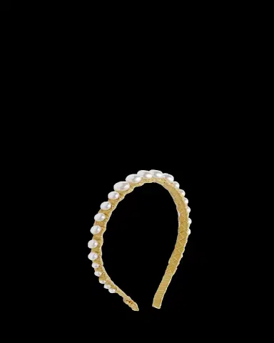 Lele Sadoughi Graduated Pearly Headband | Thumbnail 2