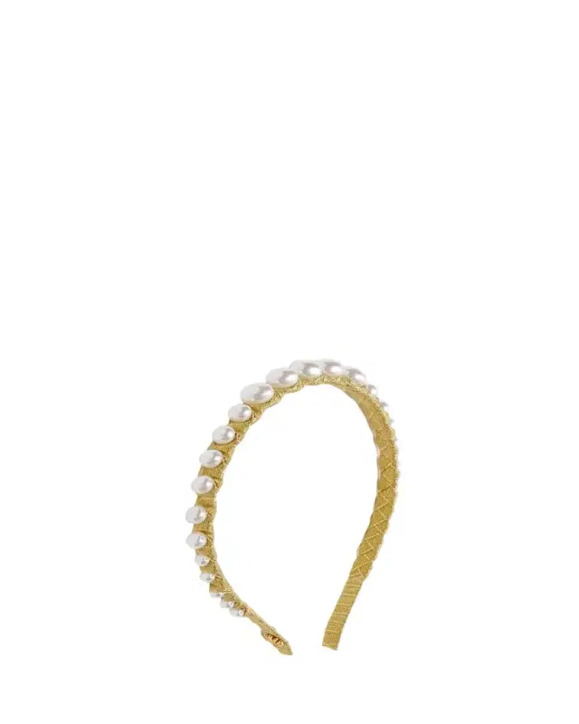 Lele Sadoughi Graduated Pearly Headband