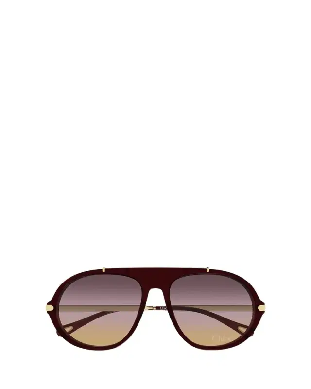 58mm Acetate & Metal Aviator Sunglasses