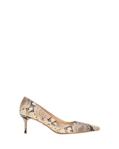 Veronica Beard Rita Snake-Embossed Leather Pointed-Toe Pumps | Thumbnail 1 Veronica Beard Rita Snake-Embossed Leather Pointed-Toe Pumps | Thumbnail 1