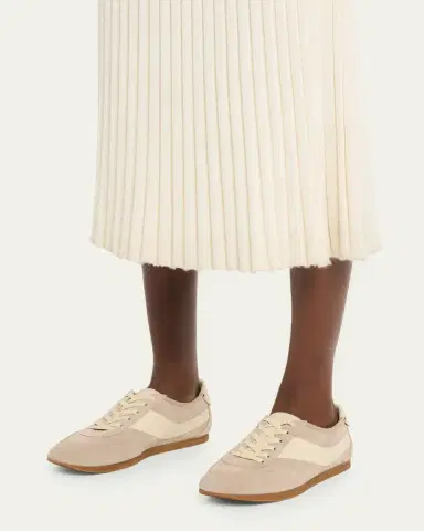 Vince LA Runner Suede and Leather Runner Sneakers | Thumbnail 2