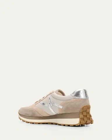 Veronica Beard Valentina Mixed Leather Retro Sneakers | Thumbnail 4 Veronica Beard Valentina Mixed Leather Retro Sneakers | Thumbnail 4