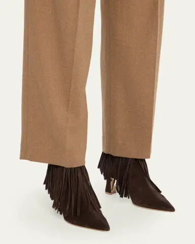Malone Souliers 70mm Donnie Suede Fringe Ankle Boots | Thumbnail 2 Malone Souliers 70mm Donnie Suede Fringe Ankle Boots | Thumbnail 2