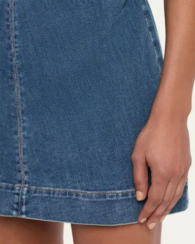 Veronica Beard Imara Denim MIni Dress | Thumbnail 5