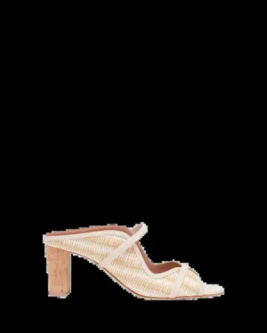 Malone Souliers 70mm Norah Striped Woven Leather Mules | Thumbnail 2