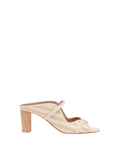 Malone Souliers 70mm Norah Striped Woven Leather Mules | Thumbnail 1