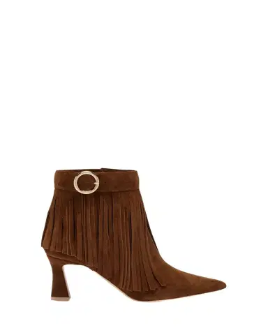 Malone Souliers 70mm Donni Fringe Suede Booties | Thumbnail 1