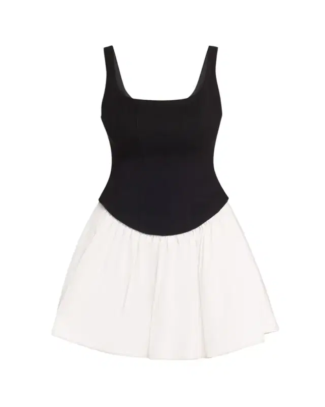 Toccin Felicie Drop-Waist Mini Dress