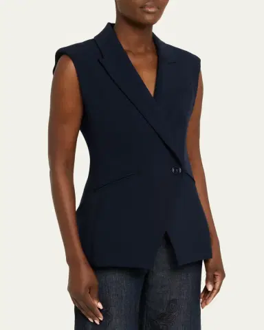 Veronica Beard Ciel Tailored Vest | Thumbnail 4