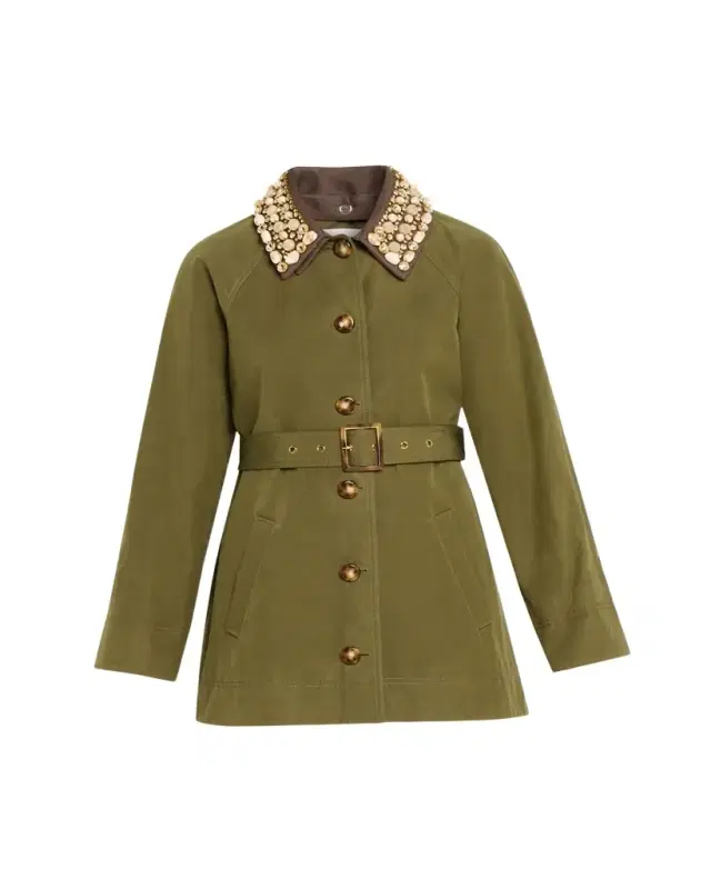 Langham Dickey Coat with Removable Collar