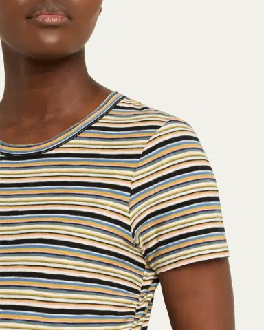 Veronica Beard Remus Striped Crewneck Tee | Thumbnail 5 Veronica Beard Remus Striped Crewneck Tee | Thumbnail 5