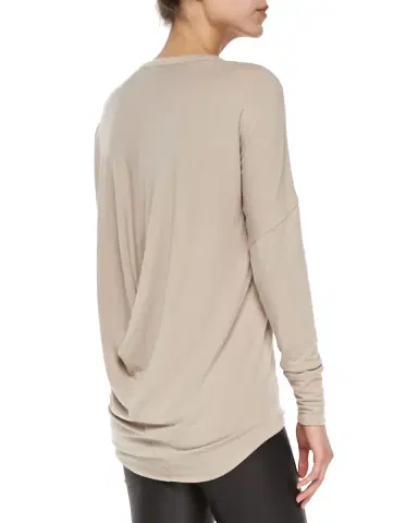 Veronica Beard Brenner Long-Sleeve Asymmetric Button Top | Thumbnail 6 Veronica Beard Brenner Long-Sleeve Asymmetric Button Top | Thumbnail 6