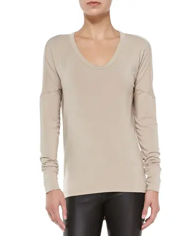 Veronica Beard Brenner Long-Sleeve Asymmetric Button Top | Thumbnail 7 Veronica Beard Brenner Long-Sleeve Asymmetric Button Top | Thumbnail 7
