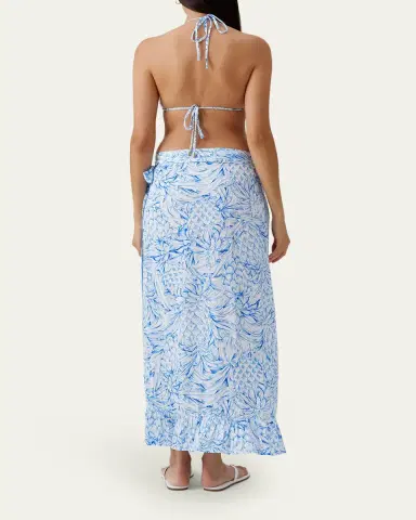 Melissa Odabash Danni Pineapple Wrap Skirt | Thumbnail 3 Melissa Odabash Danni Pineapple Wrap Skirt | Thumbnail 3