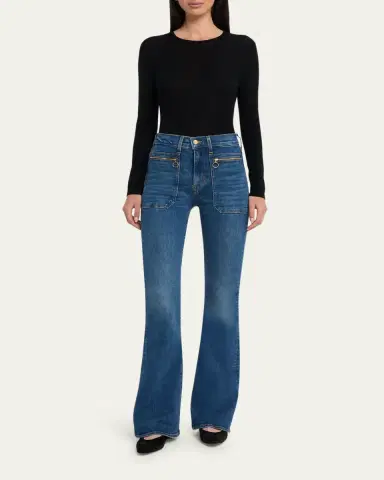 Veronica Beard Beverly High-Rise Skinny Flare Jeans | Thumbnail 2 Veronica Beard Beverly High-Rise Skinny Flare Jeans | Thumbnail 2