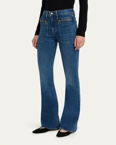 Veronica Beard Beverly High-Rise Skinny Flare Jeans | Thumbnail 4 Veronica Beard Beverly High-Rise Skinny Flare Jeans | Thumbnail 4