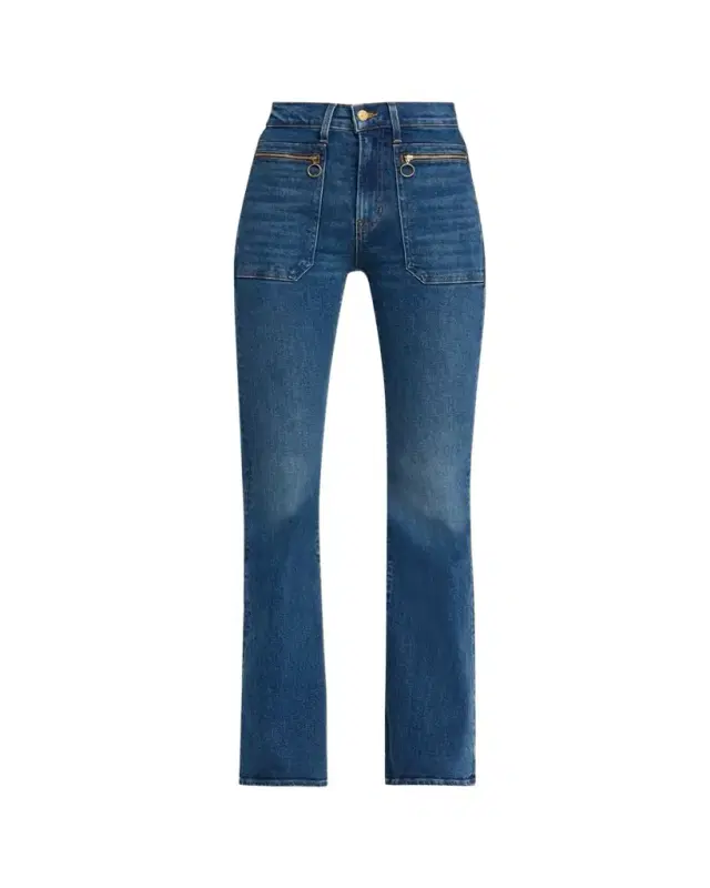 Beverly High-Rise Skinny Flare Jeans