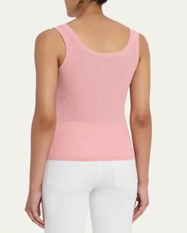 Veronica Beard Belvedere Scoop-Neck Tank Top | Thumbnail 3
