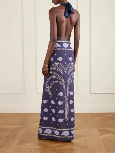 Johanna Ortiz Vibrant Horizons Printed Cotton Pareo | Thumbnail 3