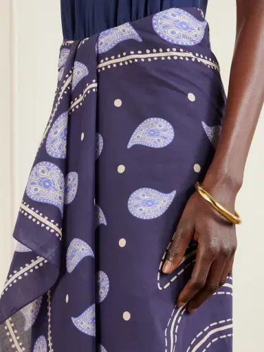 Johanna Ortiz Vibrant Horizons Printed Cotton Pareo | Thumbnail 4