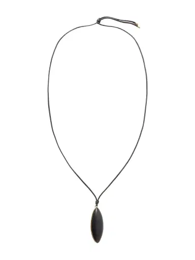 Jennifer Fisher Dagger Gold-plated, Quartz And Leather Necklace | Thumbnail 1 Jennifer Fisher Dagger Gold-plated, Quartz And Leather Necklace | Thumbnail 1
