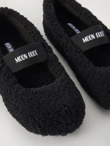 Moon Boot Shearling Ballet Flats | Thumbnail 5