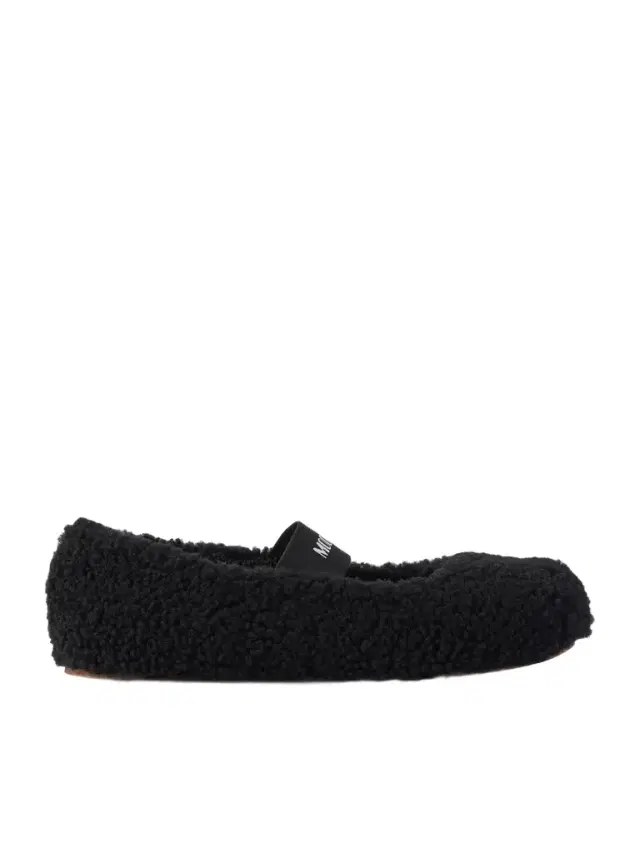 Moon Boot Shearling Ballet Flats