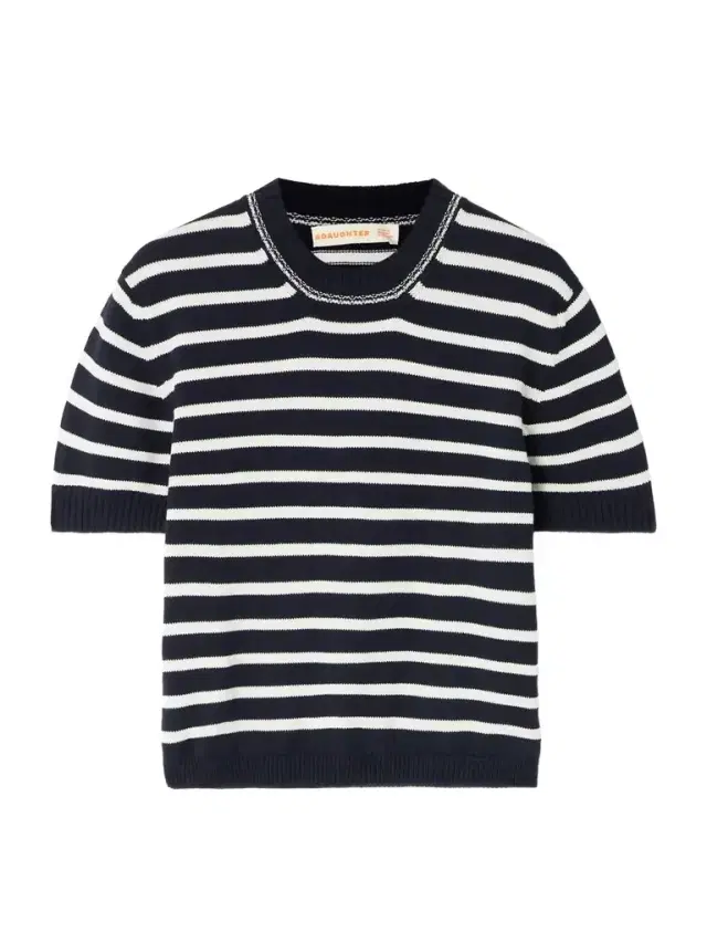 Daughter Shona Striped Organic Cotton Top