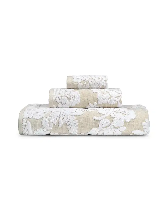 John Robshaw Pasak Cotton-Blend Bath Towel - Natural