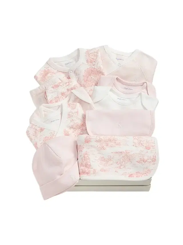 Polo Ralph Lauren Baby Girl's Cotton Interlock 12-Piece Gift Set - Pink Multi