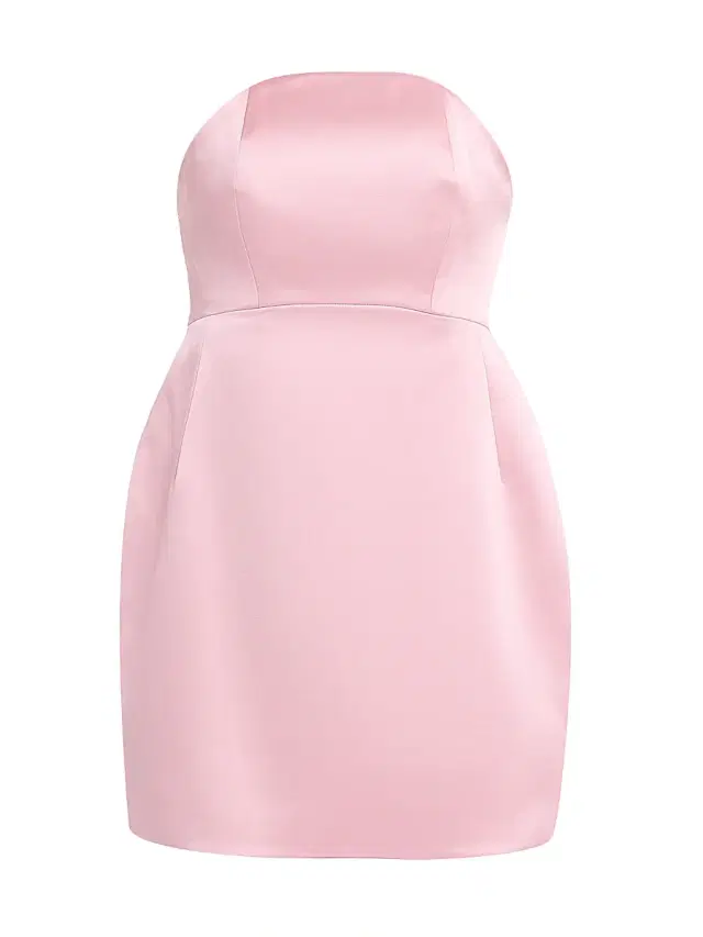 Et Ochs Women's Jaxon Satin Strapless Minidress - Light Pink