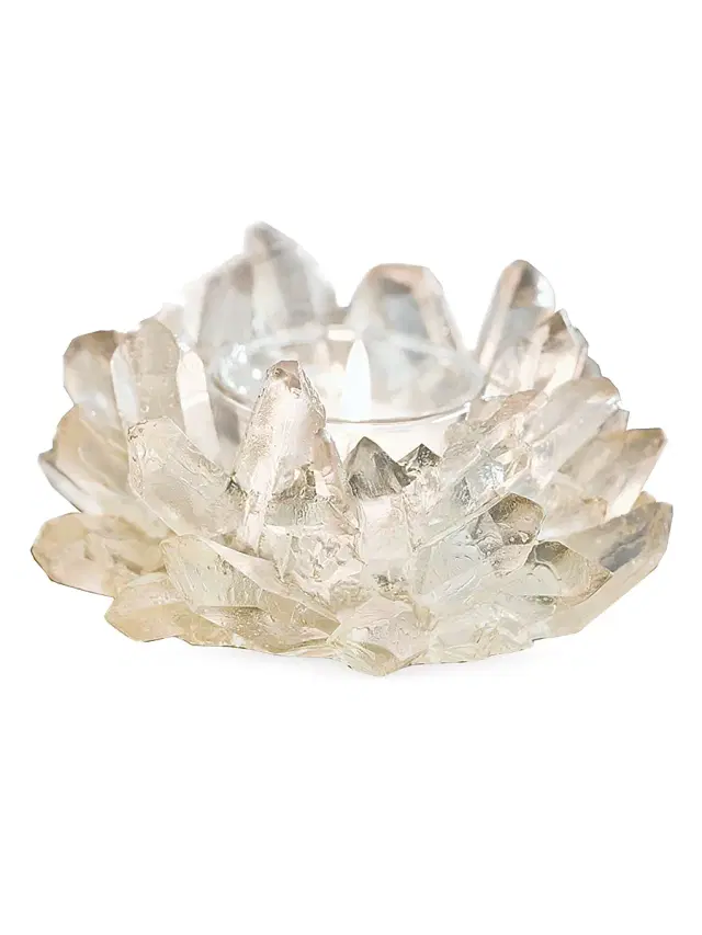 Regina Andrew Faux Crystal Votive Candle Holder