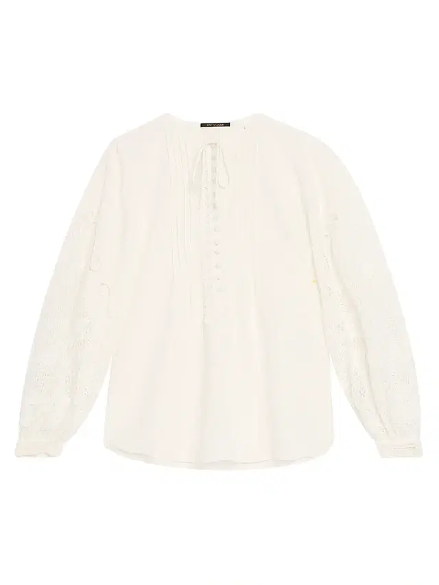 Kobi Halperin Women's Juni Pintuck Lace-Inset Blouse -