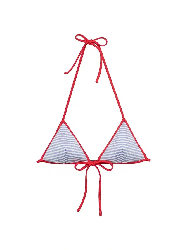 Women's Interlock Jersey Bikini Top - Blue