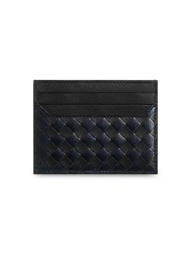 Bottega Veneta Men's Bicolor Intrecciato Piccolo Leather Card Case | Thumbnail 2 Bottega Veneta Men's Bicolor Intrecciato Piccolo Leather Card Case | Thumbnail 2