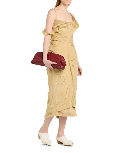 Bottega Veneta Women's Lauren Intrecciato Leather Clutch | Thumbnail 2