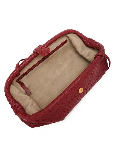 Bottega Veneta Women's Lauren Intrecciato Leather Clutch | Thumbnail 3