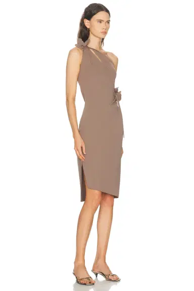 Coperni Asymmetric Mini Flower Gown | Thumbnail 2
