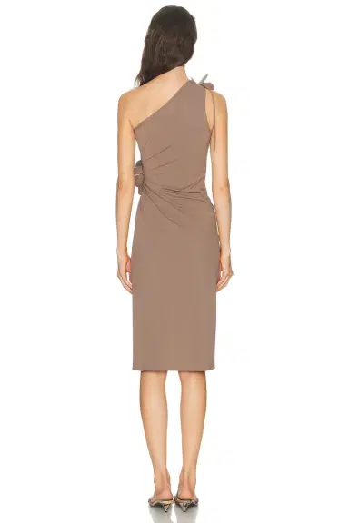 Coperni Asymmetric Mini Flower Gown | Thumbnail 4
