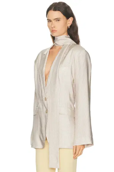 Acne Studios Micro Check Blazer | Thumbnail 2