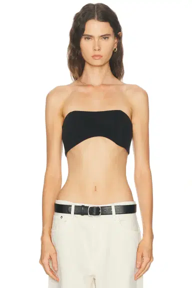 AGOLDE X Maria McManus Denim Bra | Thumbnail 1 AGOLDE X Maria McManus Denim Bra | Thumbnail 1