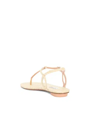 Aquazzura Almost Bare Sandal Flat | Thumbnail 3 Aquazzura Almost Bare Sandal Flat | Thumbnail 3