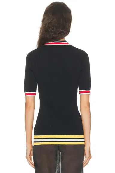 Entire Studios Ribbed Polo Top | Thumbnail 3