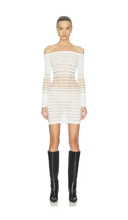 HAELO Veiled Mini Dress