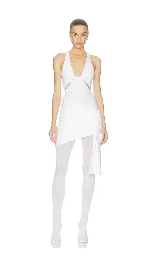 HAELO Twist Drape Tank Dress