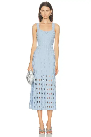 Simkhai Christina Midi Dress | Thumbnail 1 Simkhai Christina Midi Dress | Thumbnail 1