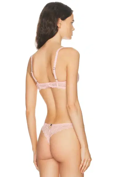 Fleur du Mal Bianca Lace Balconette Bra | Thumbnail 3 Fleur du Mal Bianca Lace Balconette Bra | Thumbnail 3