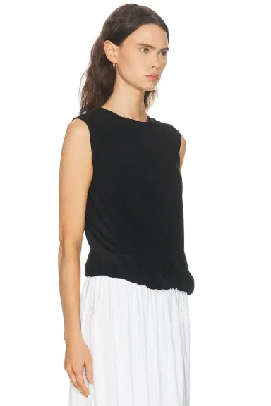 Norma Kamali Sleeveless Twist Top | Thumbnail 2 Norma Kamali Sleeveless Twist Top | Thumbnail 2