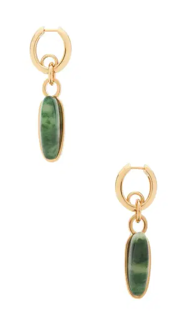 Roxanne Assoulin Semi Heart Cab Cham Earrings | Thumbnail 2